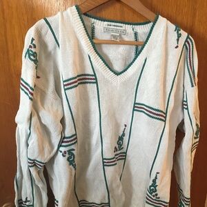 #17 - PTP25” IZOD Embroidered Sweater *heavily flawed*